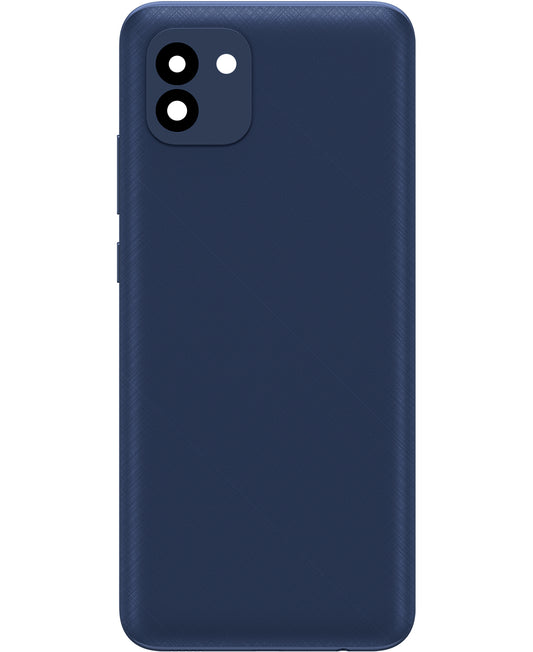 Batterijklep compatibel met Samsung Galaxy A03 A035, Versie F, Blauw