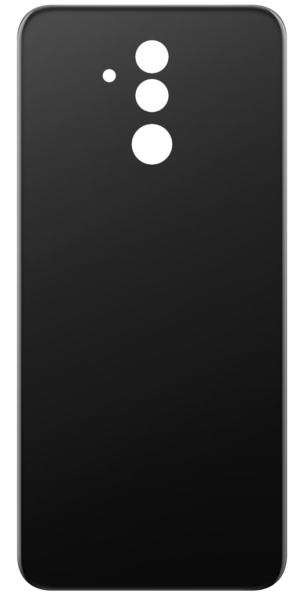 Akkudeckel kompatibel mit Huawei Mate 20 Lite, Schwarz