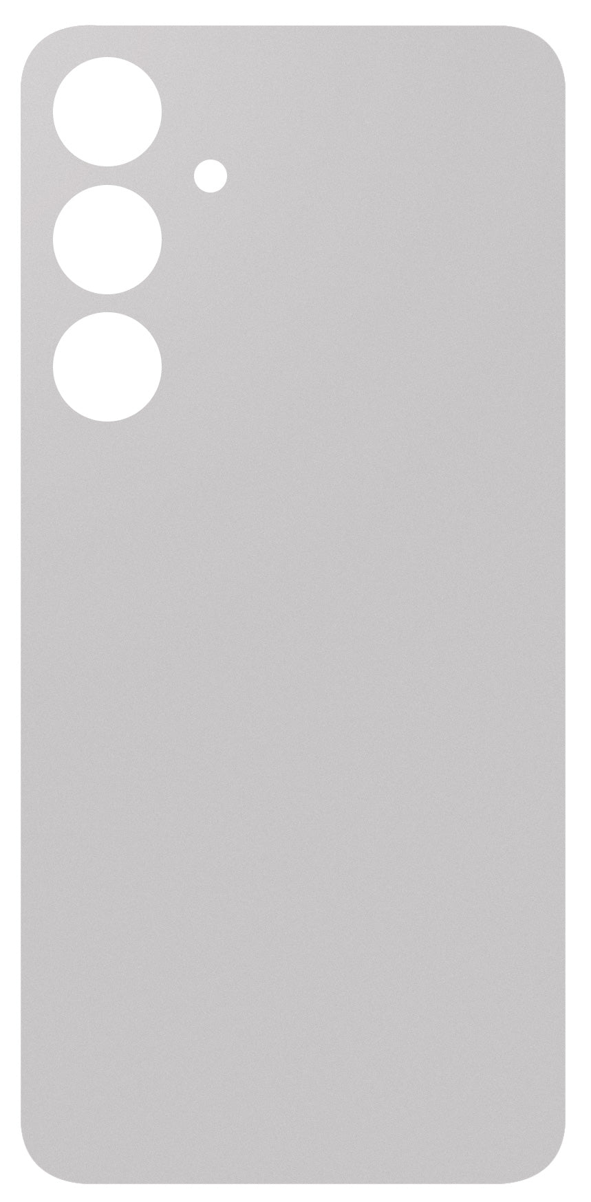 Cache batterie compatible avec Samsung Galaxy S24+ S926, Gris