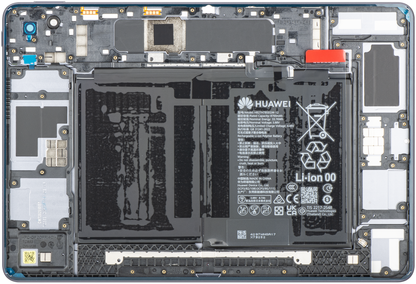 Batterijdeksel met Accu Huawei MatePad 11.5 S (2025), Grijs, Service Pack 02357KLM
