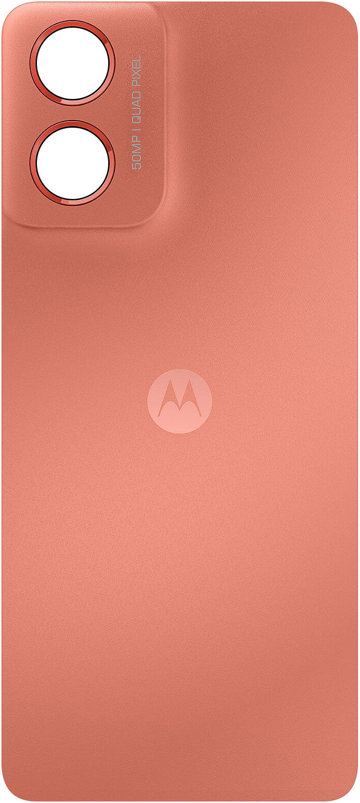 Batterijdeksel Motorola Moto G04s, Oranje (Sunrise Orange), Service Pack 5S58C24270