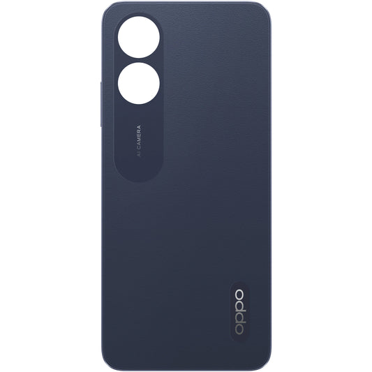Batterijklep Oppo A17, Marineblauw (Midnight Black), Swap