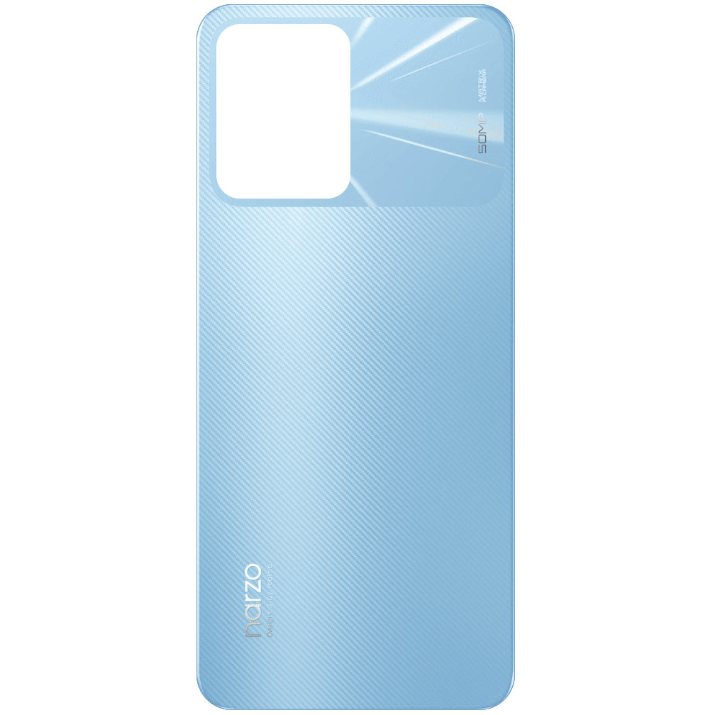 Batterijdeksel Realme Narzo 50A Prime, Blauw, Service Pack 3204176 