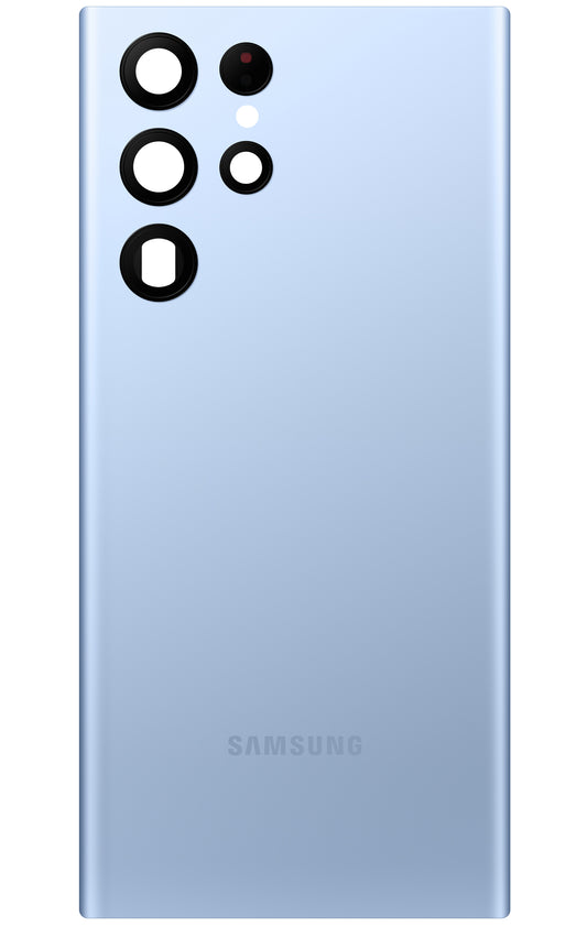 Batteriedeckel Samsung Galaxy S22 Ultra 5G S908, Blau (Sky Blue), Service Pack GH82-27457G