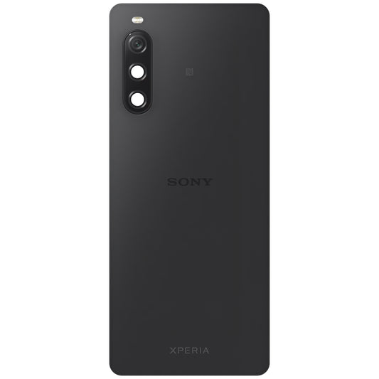 Sony Xperia 10 V batterijdeksel, zwart, verwisselbaar 