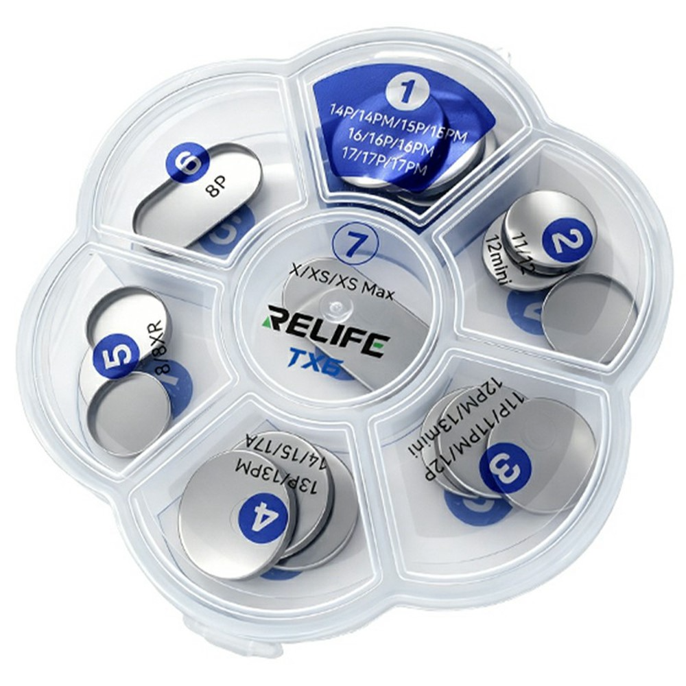 Capuchon de Protection pour Objectif de Caméra Téléphone Relife TX6 pour Apple iPhone 8 - 17 Series