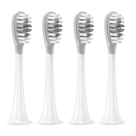 Ersatzbürstenkopf Gum Care für elektrische Zahnbürste Bitvae S2 / S3, 4er-Set, Weiß