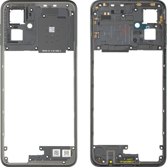 Coque centrale Motorola Moto G55, Gris (Forest Grey), Pack de service 5S58C28444