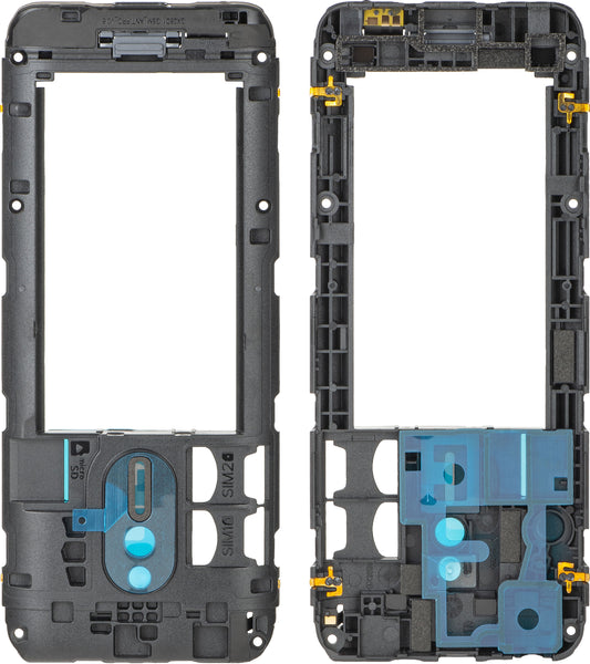 Middenbehuizing Nokia 230 (2024), Zwart, Service Pack 286913684