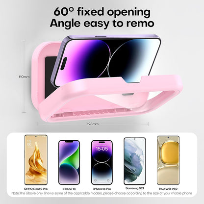 Coque Murale avec Membrane Tactile Techsuit LC-999 pour Téléphone, Étanche, Blanc Doré