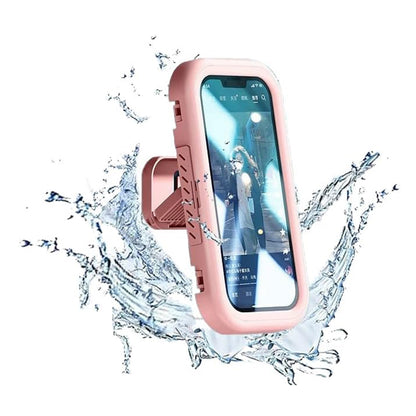 Coque Murale avec Membrane Tactile Techsuit LC-999 pour Téléphone, Étanche, Rose