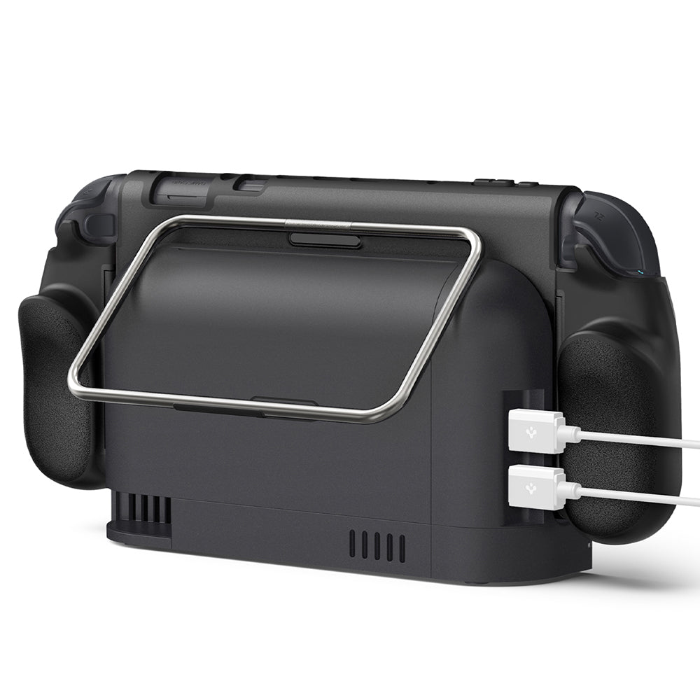 Spigen Dual Grip Pro Beschermhoes voor Nintendo Switch 2, Zwart ACS10196