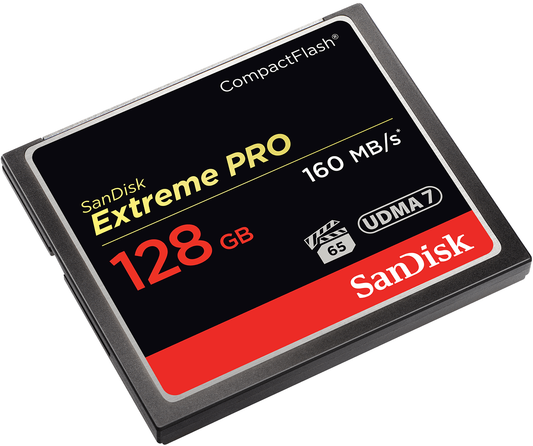 Carte mémoire CompactFlash SanDisk Extreme Pro, 128Gb, UDMA 7 SDCFXPS-128G-X46