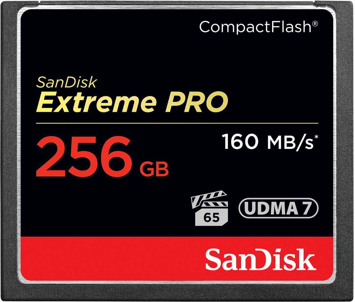 CompactFlash Geheugenkaart SanDisk Extreme Pro, 256Gb, UDMA 7 SDCFXPS-256G-X46