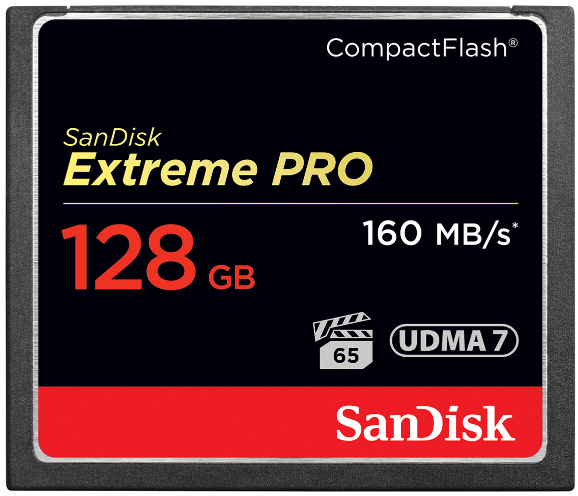 SanDisk Extreme Pro CompactFlash Speicherkarte, 128Gb, UDMA 7 SDCFXPS-128G-X46