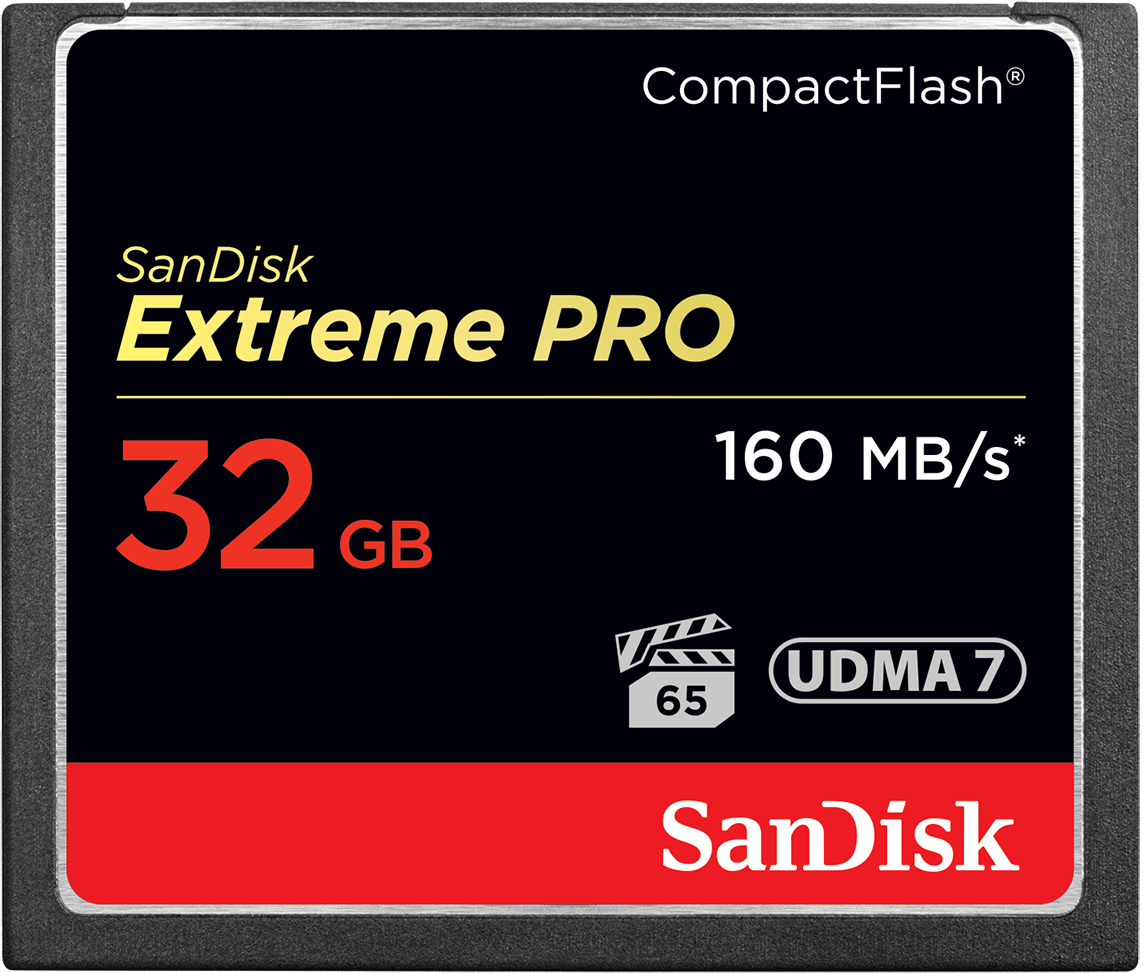 CompactFlash Geheugenkaart SanDisk Extreme Pro, 32Gb, UDMA 7 SDCFXPS-032G-X46