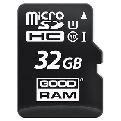 Carte Mémoire microSDHC GoodRam, 32Go, Classe 10 / UHS-1 U1, Avec Adaptateur