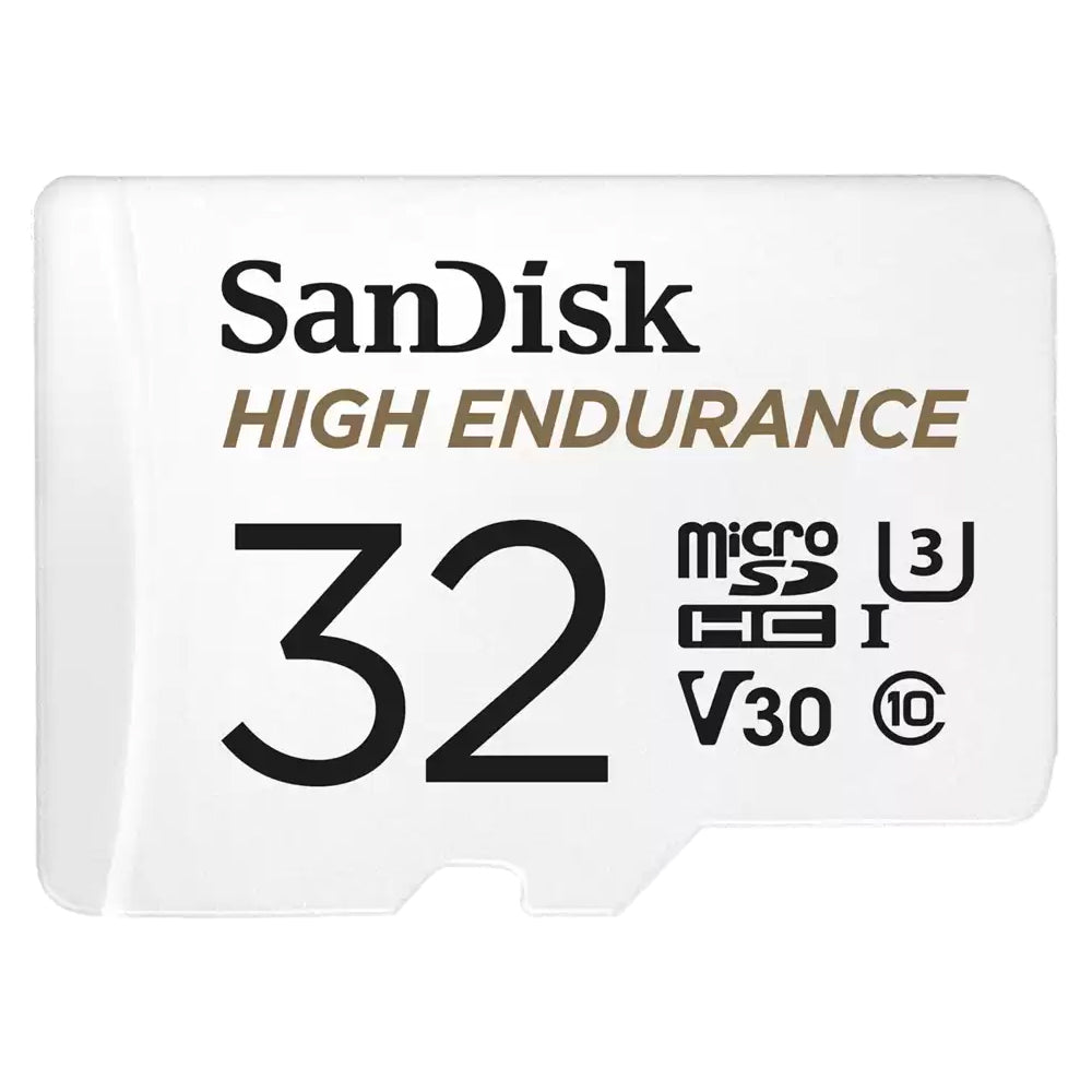 SanDisk High Endurance microSDHC Speicherkarte, 32GB, Klasse 10 / UHS-1 U3, mit Adapter SDSQQNR-032G-GN6IA