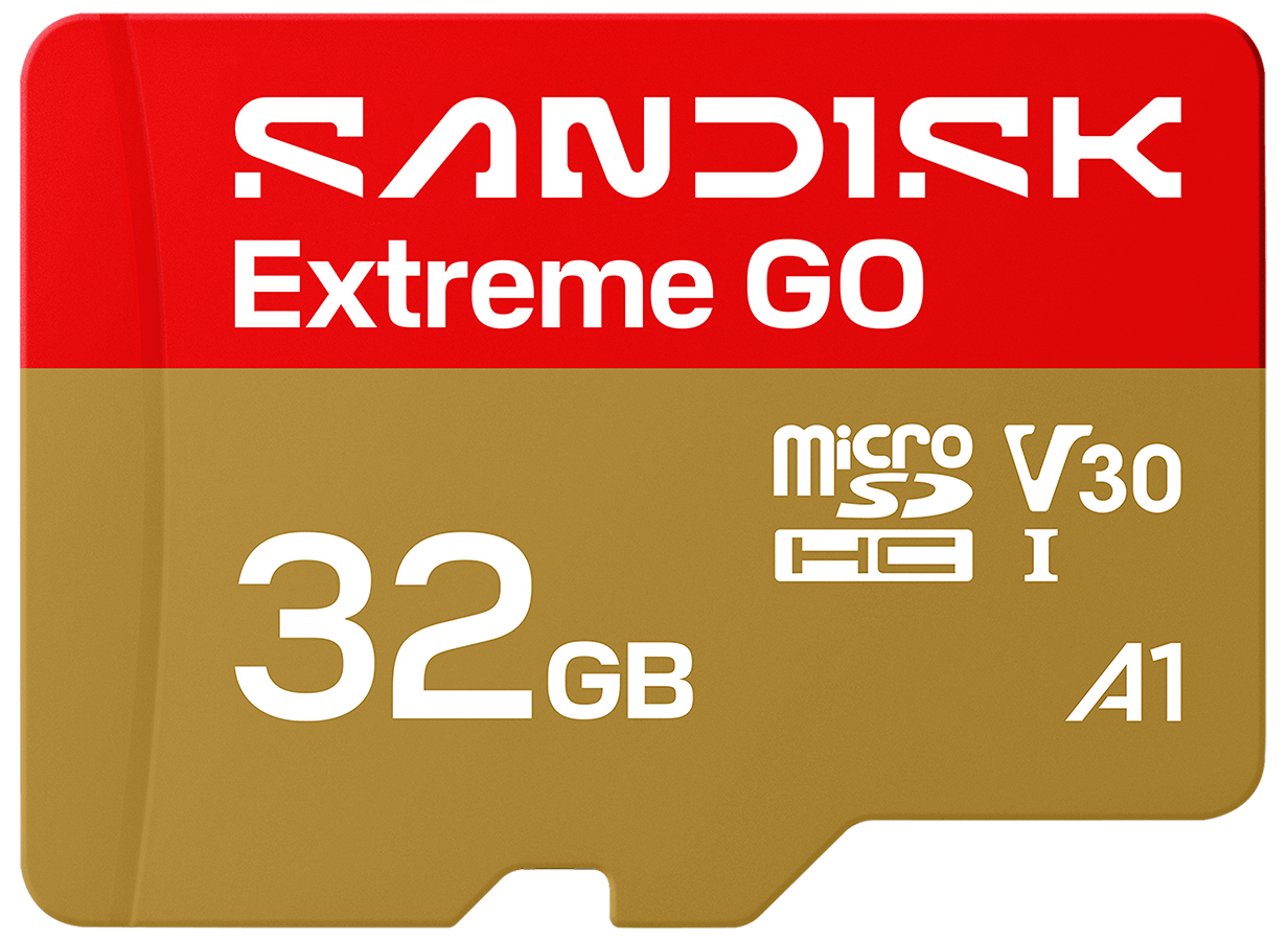 microSDHC SanDisk Extreme GO Android A1 Geheugenkaart, 32Gb, Klasse 10 / UHS-1 U1 SDSQXGN-032G-GN6MN