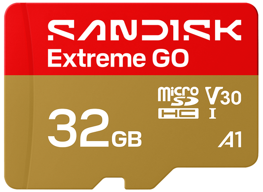 microSDHC SanDisk Extreme GO Android A1 Geheugenkaart, 32Gb, Klasse 10 / UHS-1 U1 SDSQXGN-032G-GN6MN