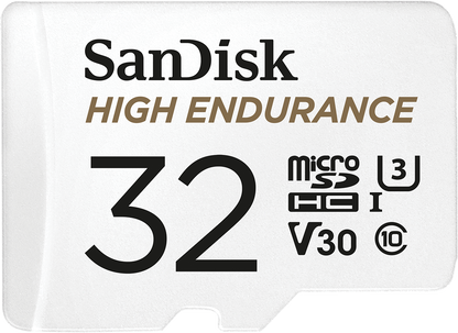 SanDisk High Endurance microSDHC Geheugenkaart, 32Gb, Klasse 10 / UHS-1 U3, Met Adapter SDSQQNR-032G-GN6IA