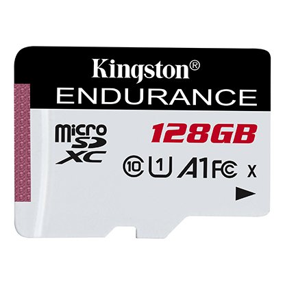 Carte mémoire microSDXC Kingston Endurance, 128Gb, Classe 10 / UHS-1 U1 SDCE/128GB