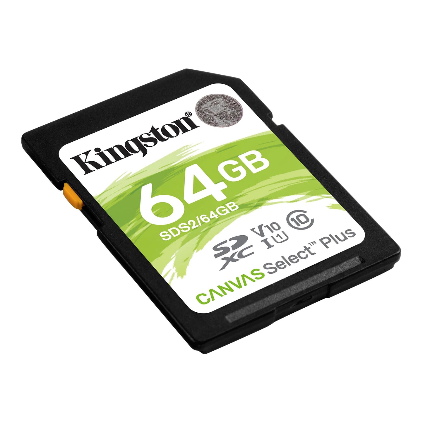 SDXC-geheugenkaart Kingston Canvas Select Plus 100R, 64Gb, Klasse 10 / UHS-1 U1 SDS2/64GB 