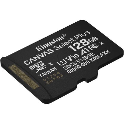 Kingston Canvas Select Plus Android A1 microSDXC Geheugenkaart, 128Gb, Klasse 10 / UHS-1 U1 SDCS3/128GBSP