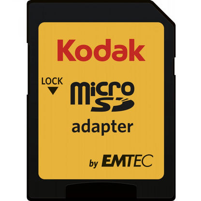 Kodak microSDXC Speicherkarte, 64Gb, Klasse 10 / UHS-1 U1, mit Adapter EKMSDM64GXC10K