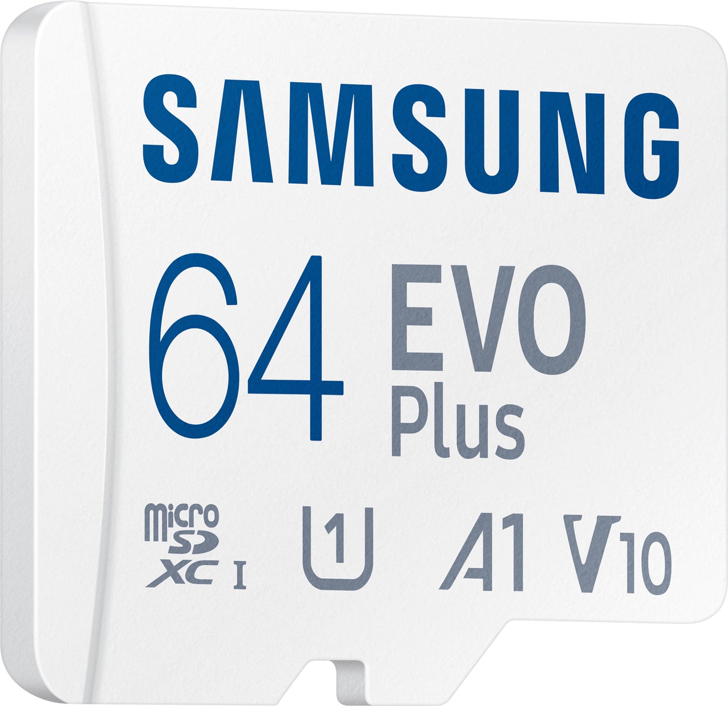 Geheugenkaart microSDXC Samsung Evo Plus, 64Gb, Klasse 10 / UHS-1 U1, Met Adapter MB-MC64KA/EU MB-MC64KA/EU