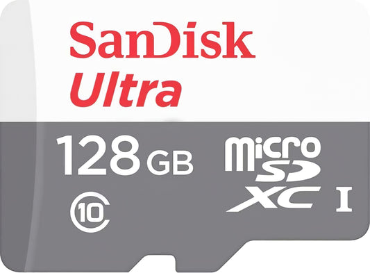 SanDisk Ultra Android microSDXC-geheugenkaart, 128Gb, Klasse 10 / UHS-1 U1 SDSQUNR-128G-GN3MN 