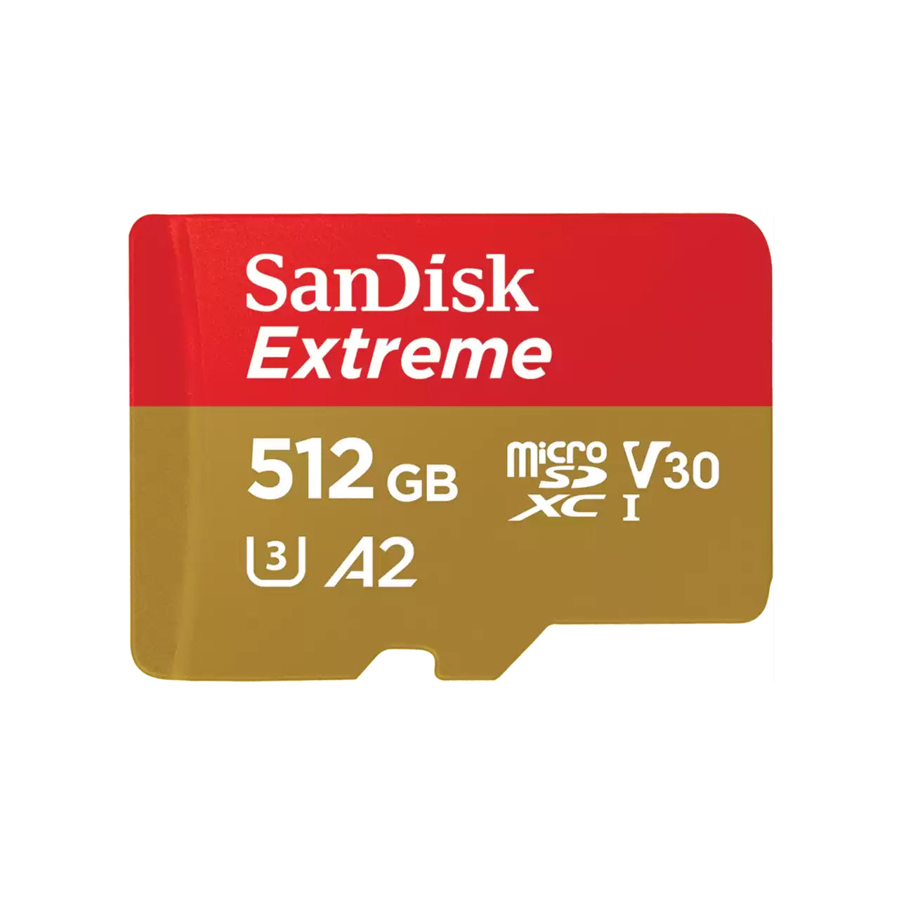 Carte mémoire microSDXC SanDisk Extreme, 512Gb, Classe 10 / UHS-1 U3 SDSQXAV-512G-GN6MN