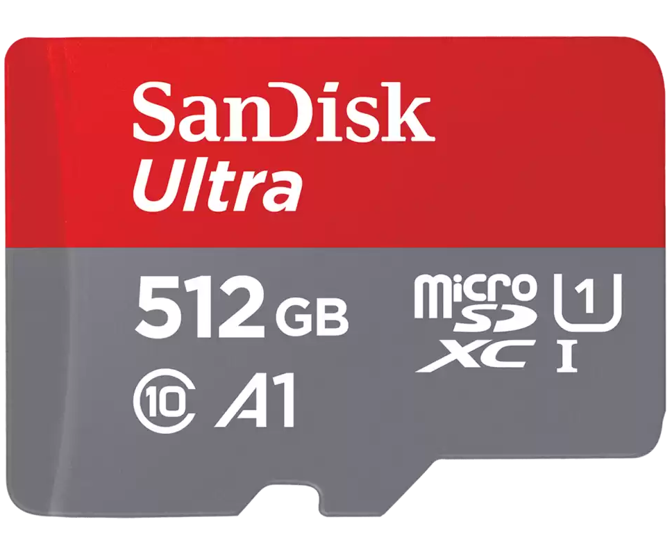 SanDisk Ultra Android A1 microSDXC Memory Card, 512Gb, Class 10 / UHS-1 U1 SDSQUAC-512G-GN6MN
