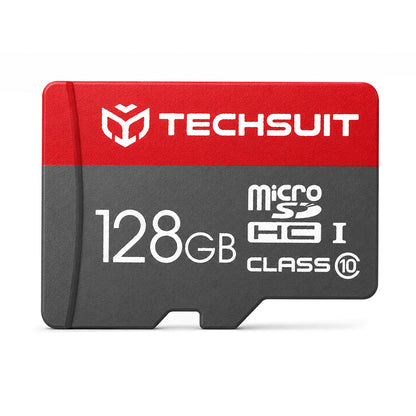 Techsuit microSDXC Geheugenkaart THCM26, 128Gb, Klasse 10, Met Adapter