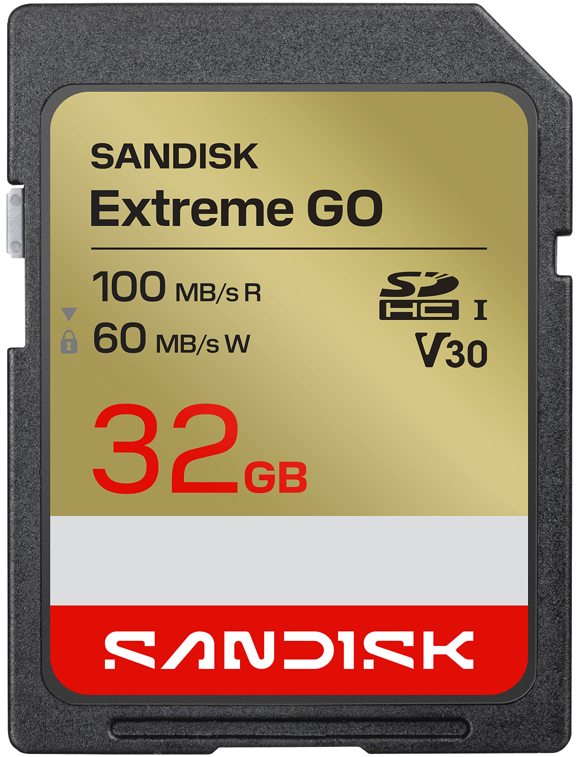 SDHC Geheugenkaart SanDisk Extreme Go, 32Gb, Klasse 10 / UHS-1 U1 SDSDXGN-032G-GNCIN