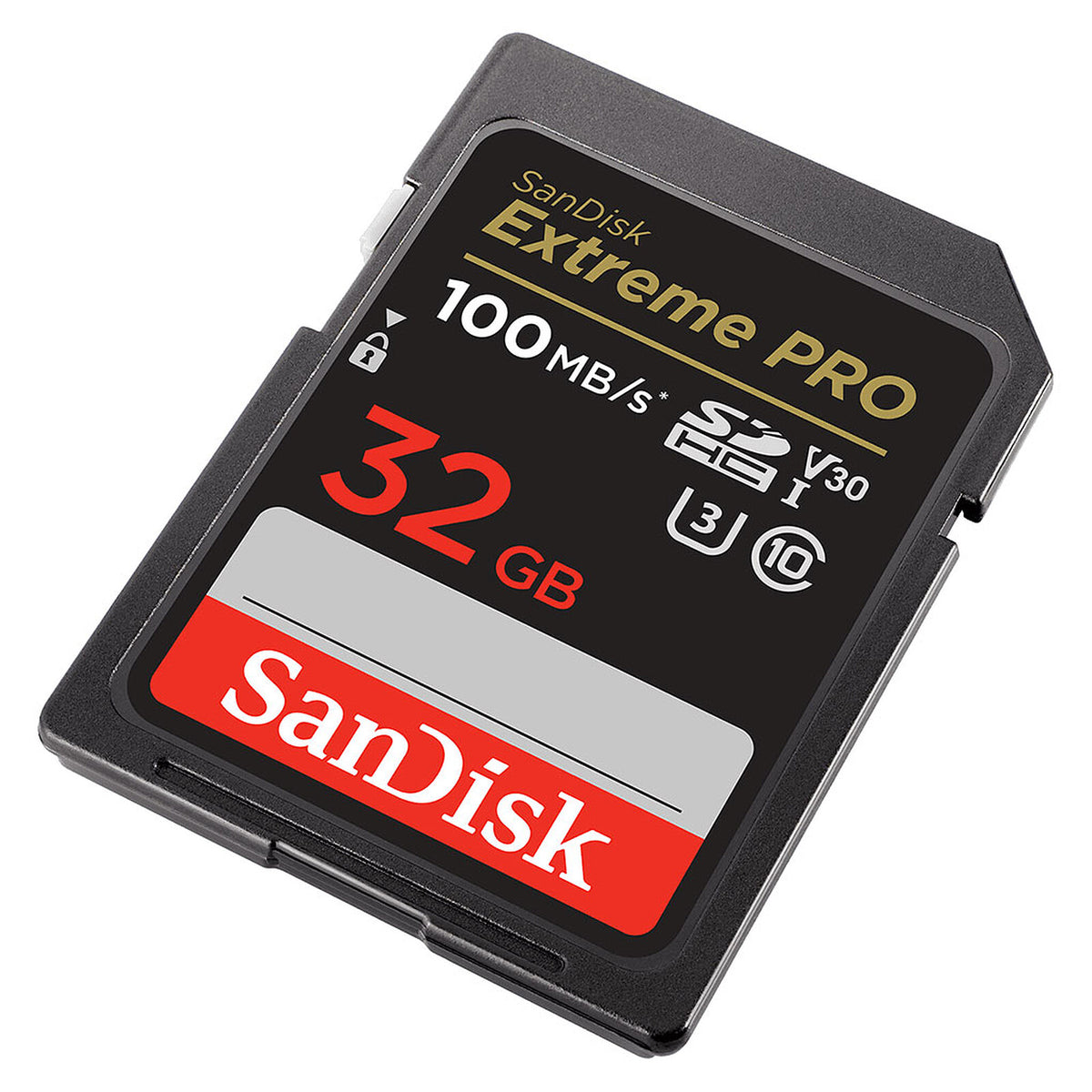 SDHC Geheugenkaart SanDisk Extreme Pro, 32Gb, Klasse 10 / UHS-1 U3 SDSDXXO-032G-GN4IN