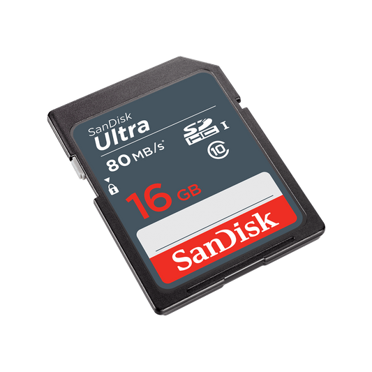 SanDisk Ultra SDHC Geheugenkaart, 16Gb, Klasse 10 SDSDUNS-016G-GN3IN
