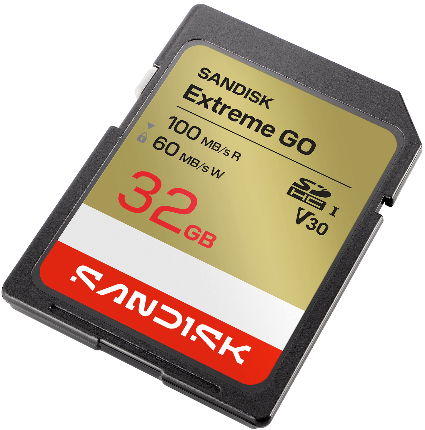 SDHC Geheugenkaart SanDisk Extreme Go, 32Gb, Klasse 10 / UHS-1 U1 SDSDXGN-032G-GNCIN