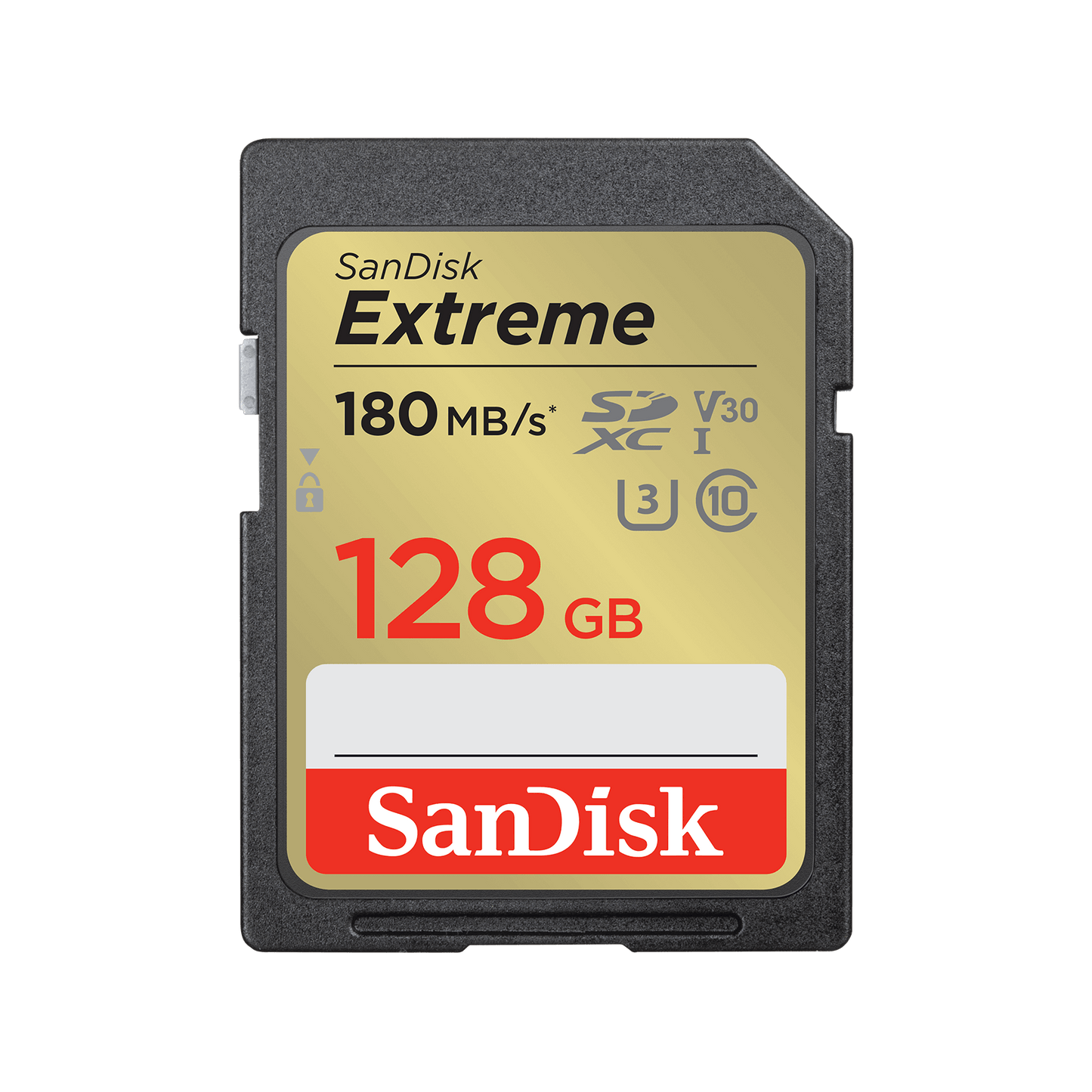 SDXC Geheugenkaart SanDisk Extreme, 128Gb, Klasse 10 / UHS-1 U3 SDSDXVA-128G-GNCIN