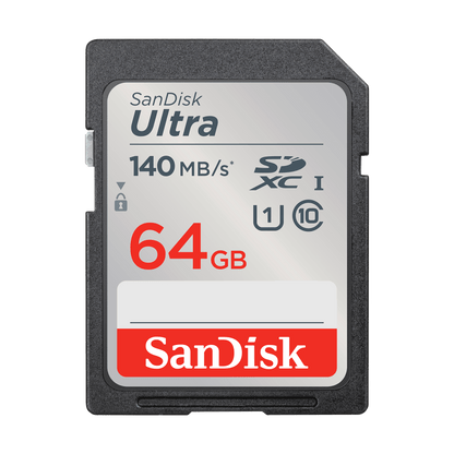 SDXC-Speicherkarte SanDisk Ultra, 64Gb, Klasse 10 / UHS-1 U1 SDSDUNB-064G-GN6IN