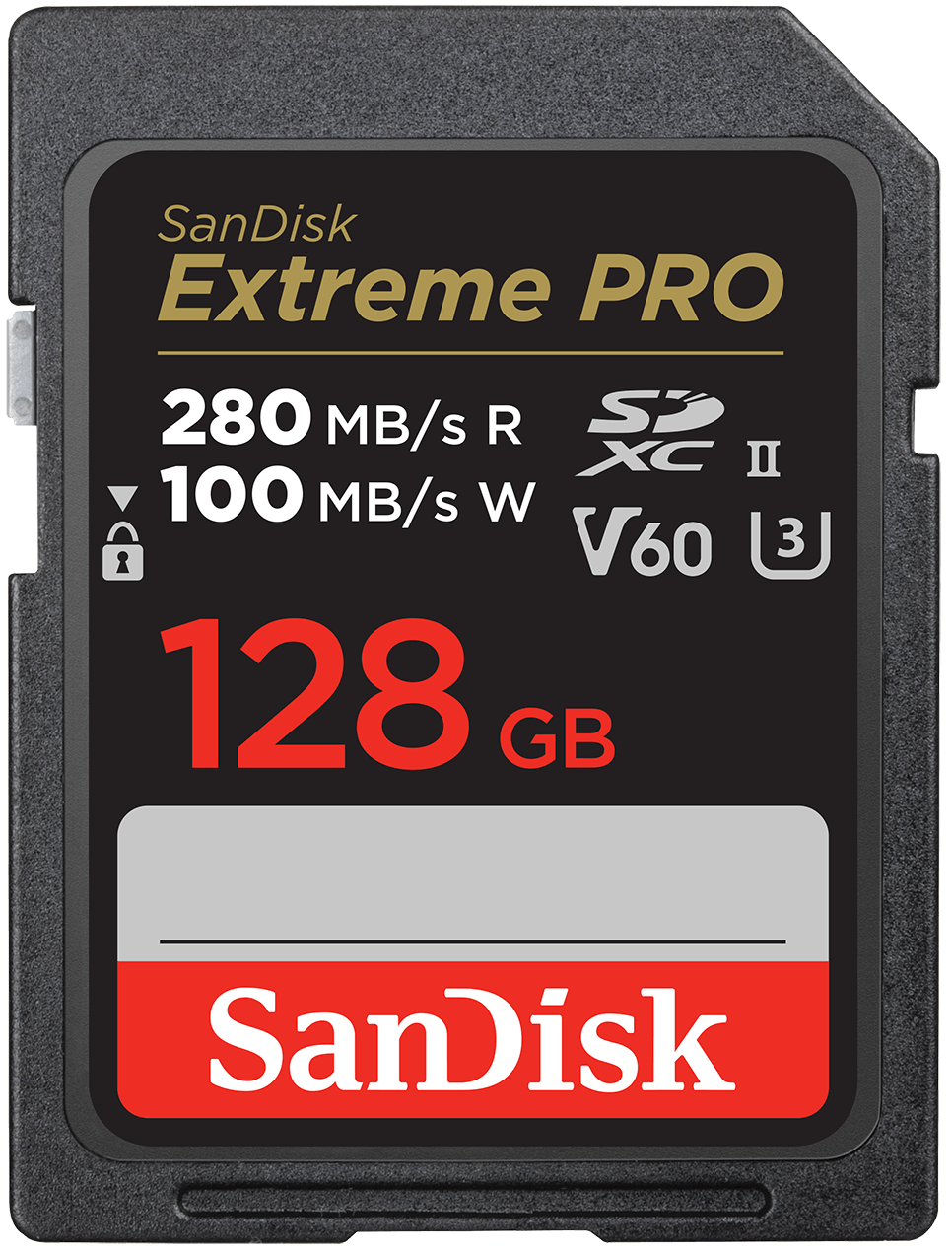 SanDisk Extreme Pro SDXC Memory Card, 128GB, Class 10 / UHS-2 U3 SDSDXEP-128G-GN4IN