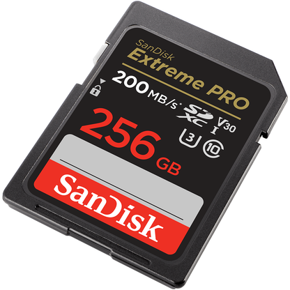 SDXC Geheugenkaart SanDisk Extreme Pro, 256Gb, Klasse 10 / UHS-1 U3 SDSDXXD-256G-GN4IN