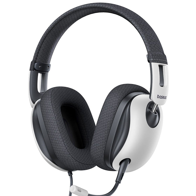 Baseus GoPlay 1 Max 3.5mm koptelefoon, Wit A00181002213-00