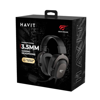 Gaming Headset 3.5mm HAVIT H2002D, 2m, Groen