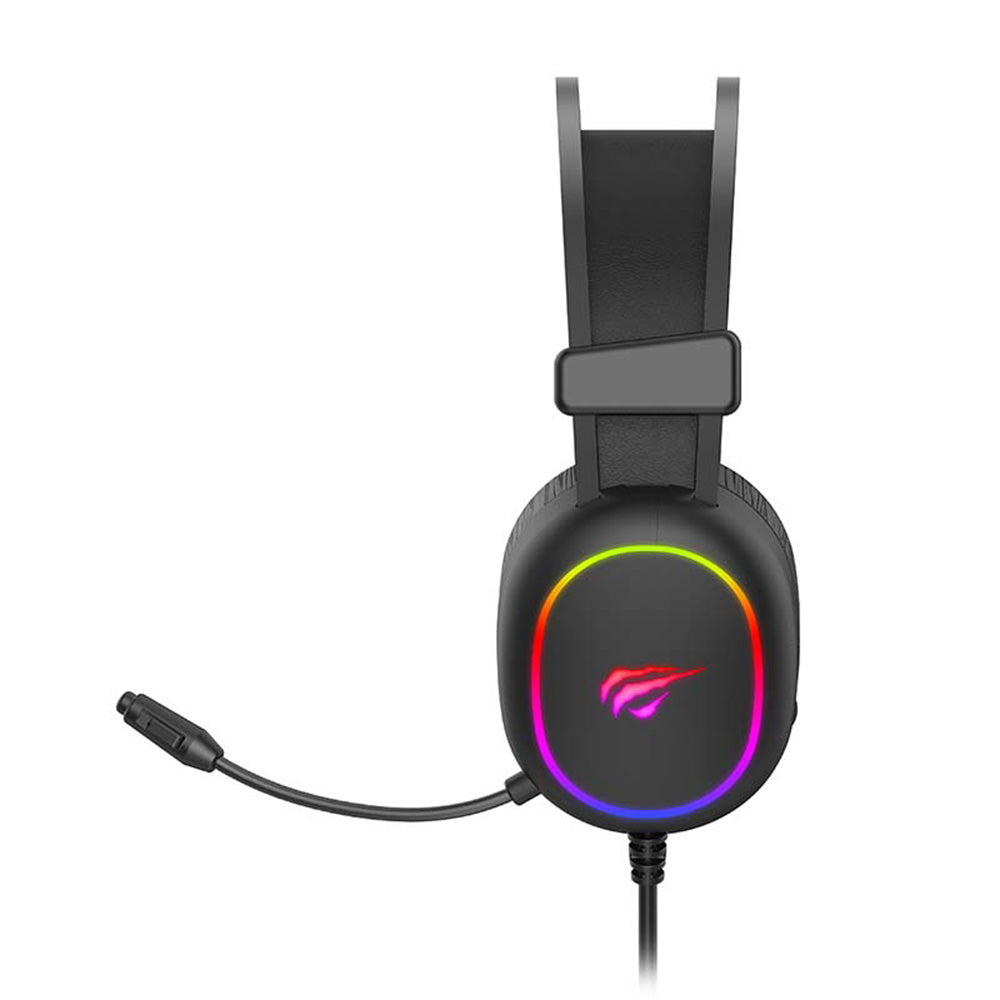 Casques Gaming 3.5mm HAVIT H2016d, RGB, 2m, Noirs