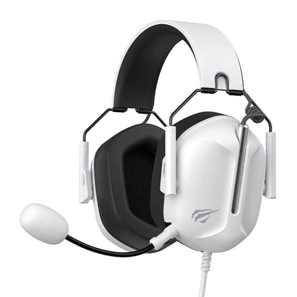 Gaming Headset 3.5mm HAVIT H2033d, 2.2m, Wit