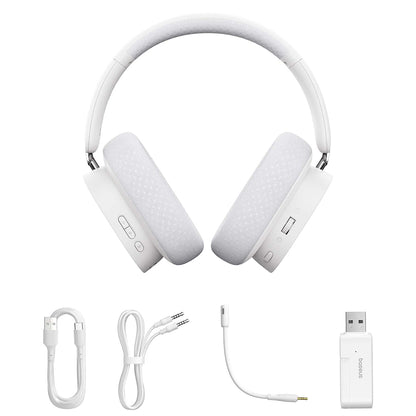 Draadloze Gaming Headset Baseus AeQur GH02, RGB, BT / Wi-Fi / Bedraad, Zwart A00050800113-Z1