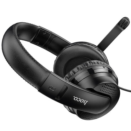 Casque Gaming 3,5 mm HOCO W103, Noir