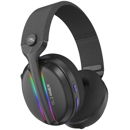 Gaming-Kopfhörer Wireless Proove Glimmer, RGB, BT / Wi-Fi / Kabelgebunden, Schwarz Lila WHGL00022016