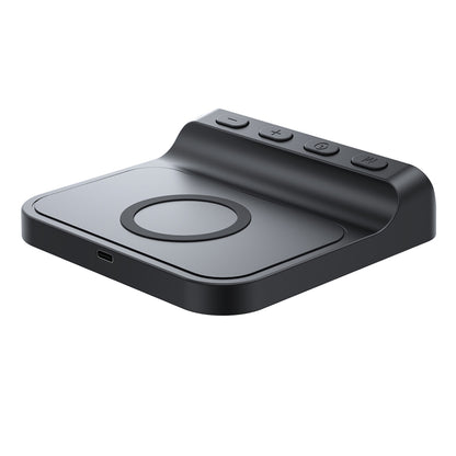 HAVIT W3031 Digital Clock with QI Wireless Charging, Black